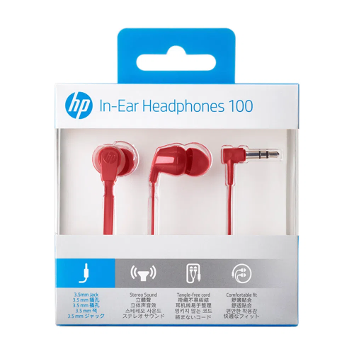Auricular Hp 100 1kf56aa Rojo | Skycenter