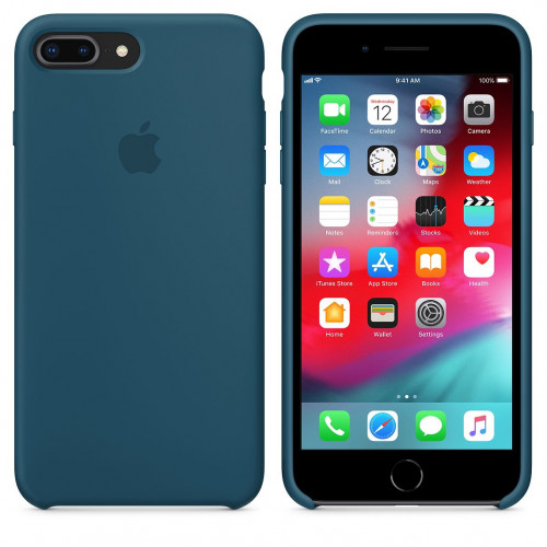 Silicone Case Iphone 8 Plus Azul | Skycenter